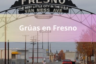 Grúas en Fresno