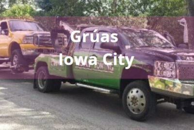 Encuentra tu Grúa o Recas en Iowa City 24 horas Cerca de Mi